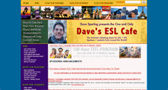 Desktop Screenshot of eslcafe.com